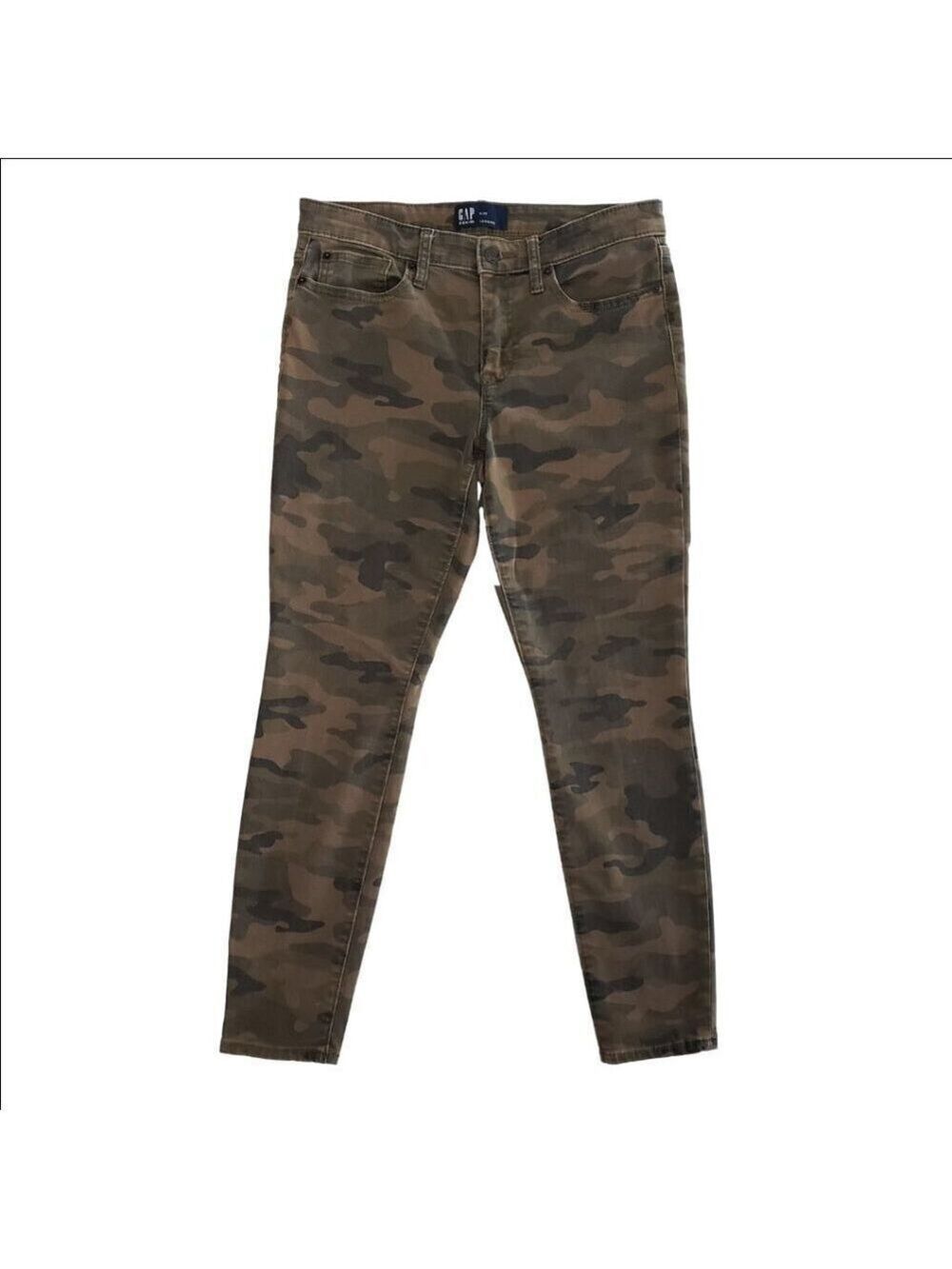 Gap Denim Legging Camo Skinny Jeans Womens 6/28 Stretch Mid Rise - Picture 4 of 9
